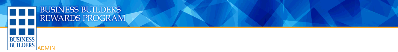 Business Builders Reward Program Website Banner